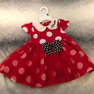Minnie Mouse dress with headband ears